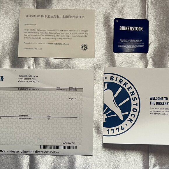 Birkenstock Milano Oiled Leather Habana Color EU Size 42 (US Sz 9 Men/11 Women) - Picture 14 of 16